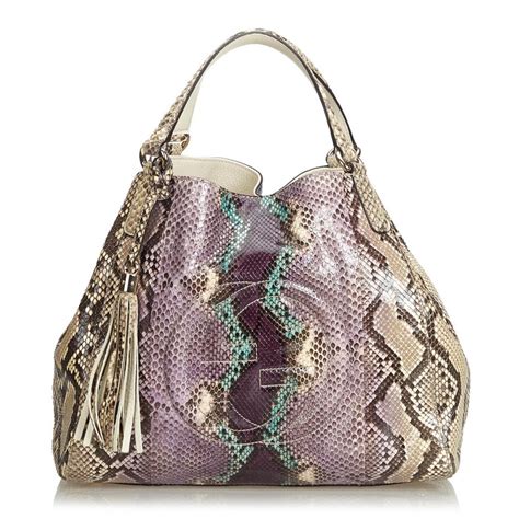 gucci python bag vintage